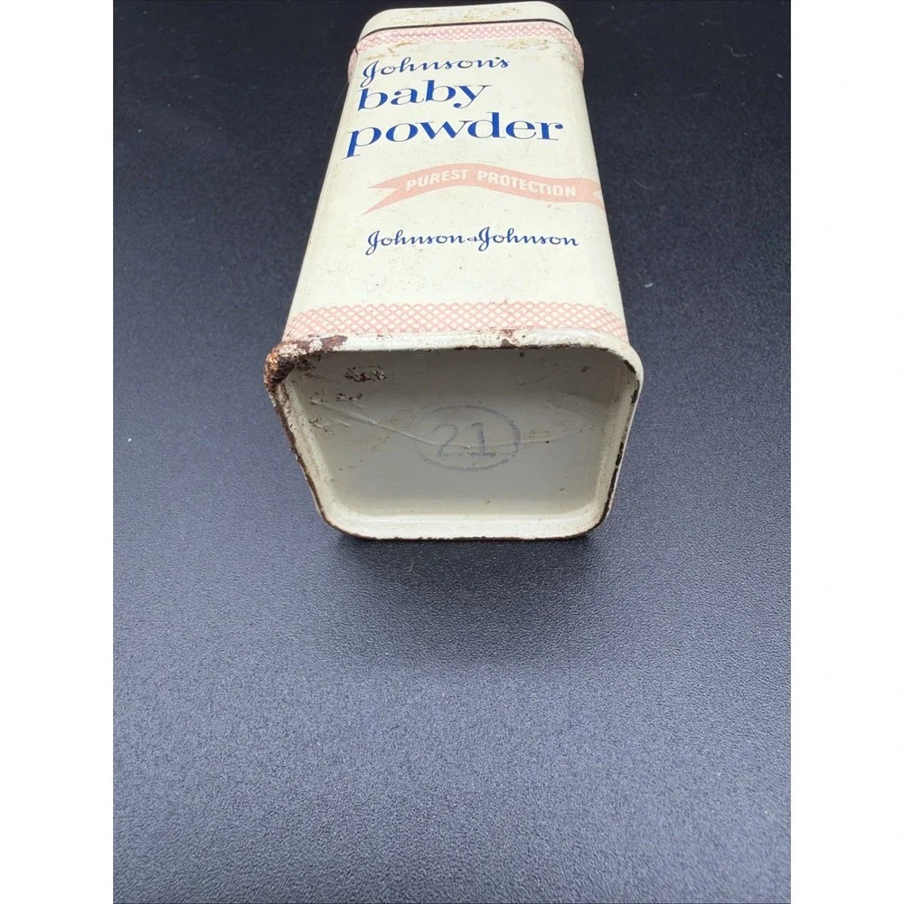 Johnson's‎ Baby Powder Empty Tin Johnson & Johnson Home Office  Vintage Hospital